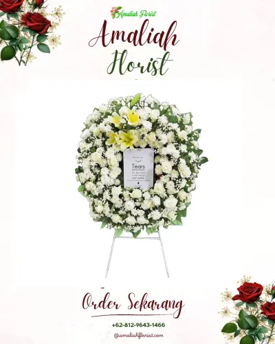 Krans Bunga Duka Cita nagreg kendan